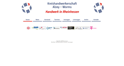 Desktop Screenshot of handwerk-alzey.de