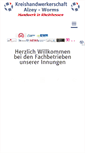 Mobile Screenshot of handwerk-alzey.de